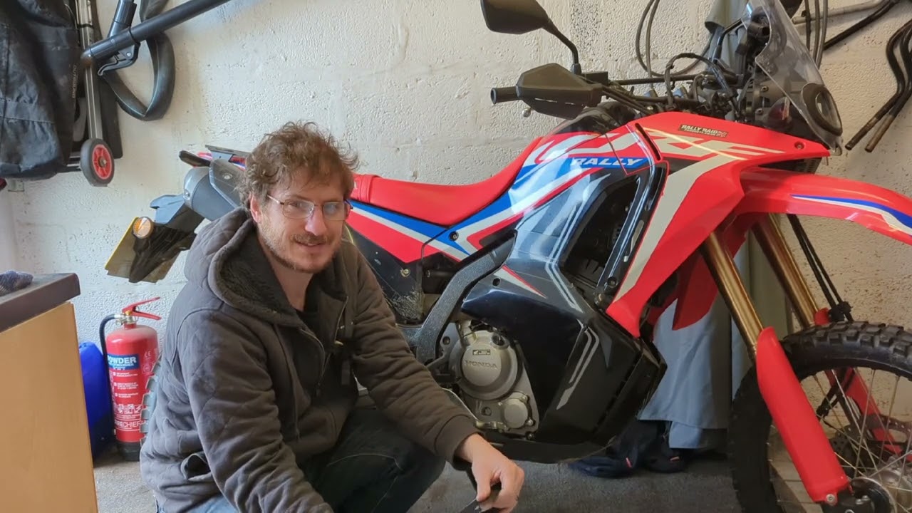 Honda CRF300 Rally crash protection - easy job