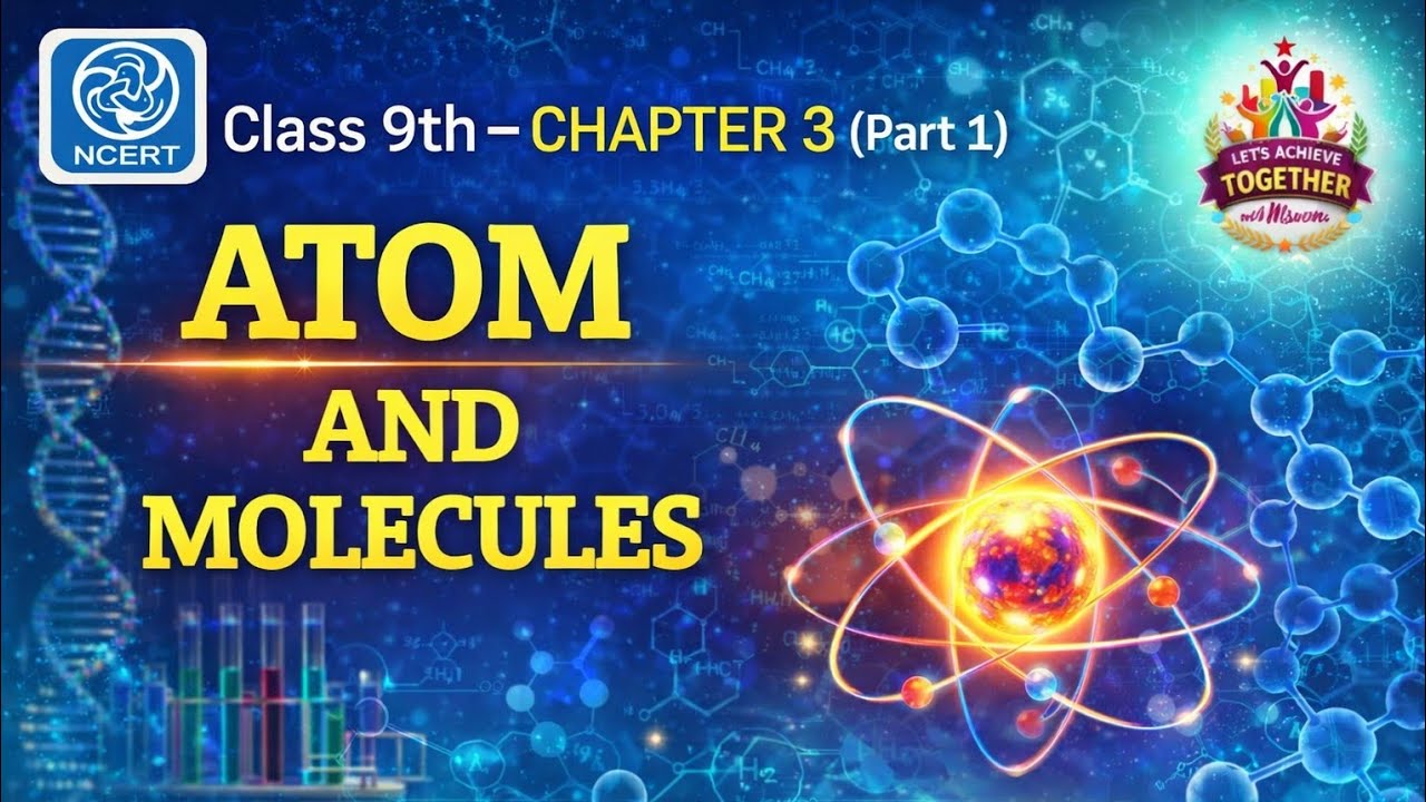 Best MCQ Atoms and Molecules |Class 9Science Chapter 3 MCQ |NCERT Class 9Science