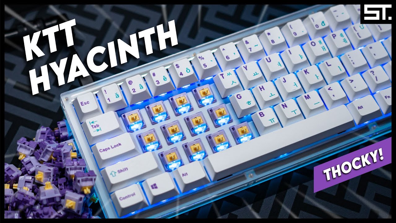 New THOCKY Switch! KTT Hyacinth Linear Sound Test + Review | Samuel Tan