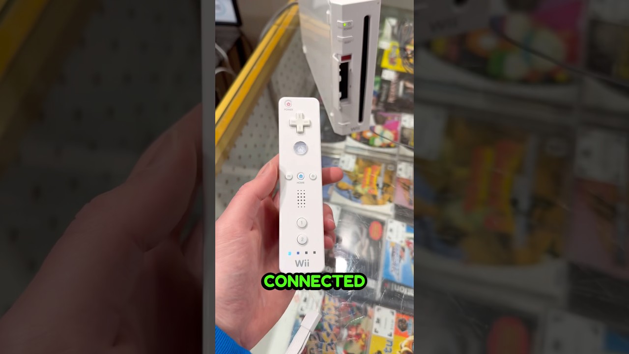 How to connect a Wii Remote to a Wii #shorts #videogames