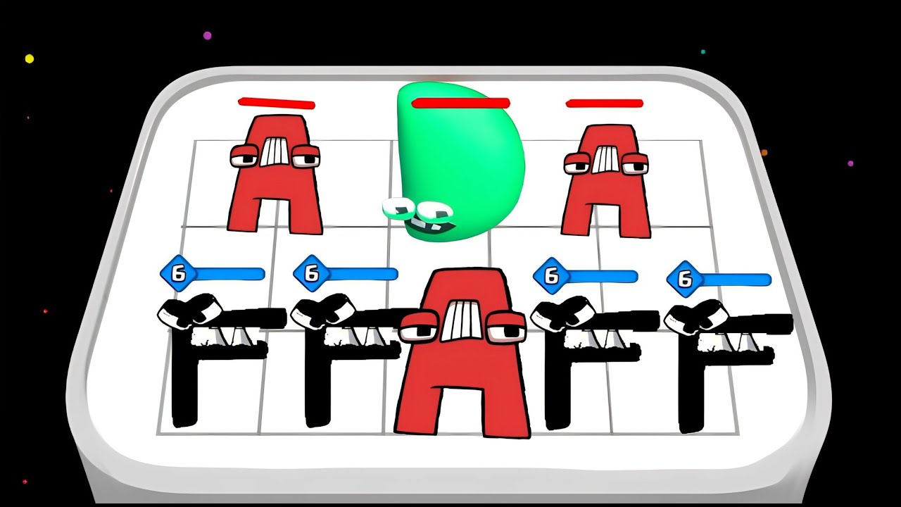 Merge Alphabet Monstor Fusion - Merge Simulator Battles (PART - 02) AF