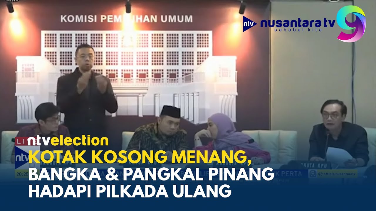 Pilkada Ulang 2025: Kotak Kosong Menang, KPU Siapkan Jadwal Baru | NTV ELECTION