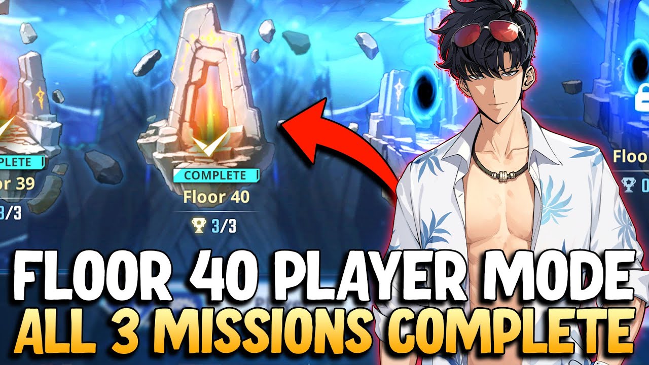 Battlefield of Trials - Floor 40 Complete - Player Mode ⭐⭐⭐ | Solo Leveling: ARISE