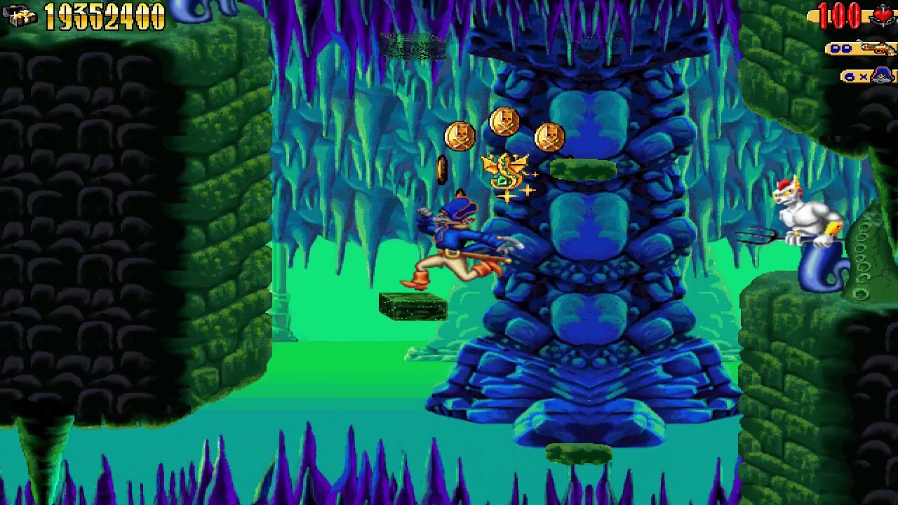 Captain Claw-1.44-The Undersea Caves (Perfect score)