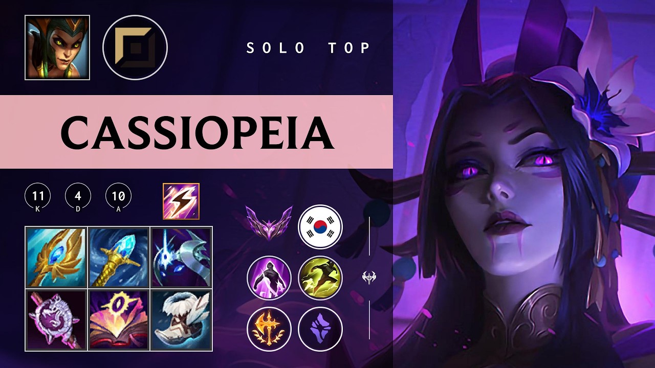 Cassiopeia Top vs Kassadin - KR Master Patch 26.04