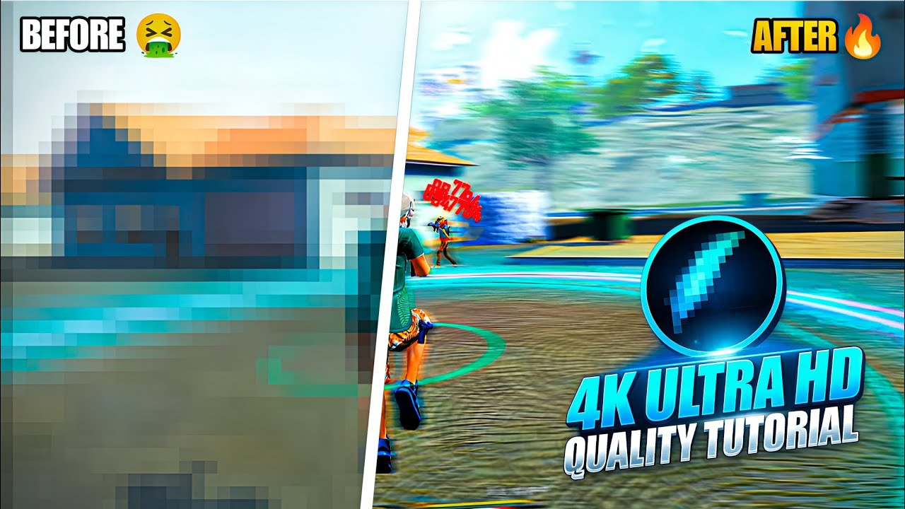 4K ULTRA HD QUALITY TUTORIAL In Free Fire 🔥 || How To Increase Free Fire Video Quality 🍷🇧🇷