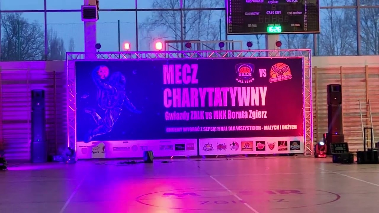 TARCZA EVENTS DJ NAGŁOŚNIENIE OŚWIETLENIE TECHNIKA ESTRADOWA CHARYTATYWNY MECZ GWIAZD W ZGIERZU MOSI