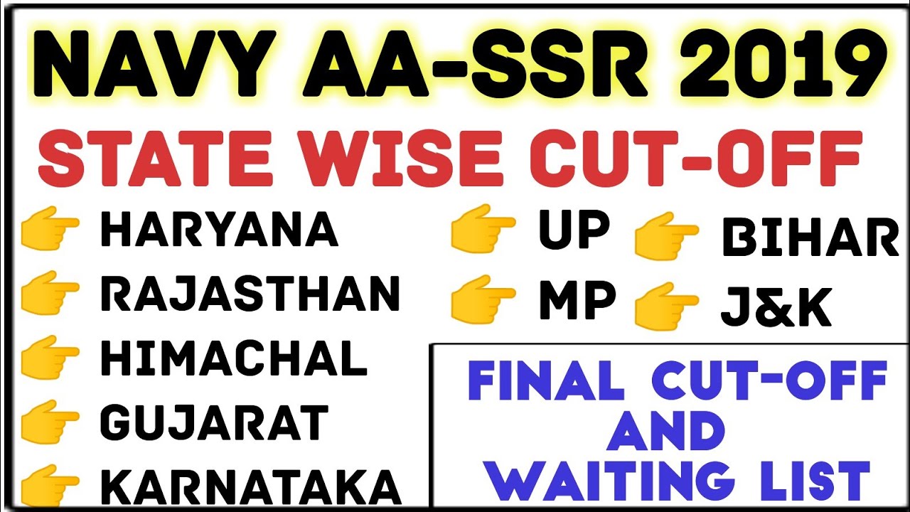 Navy AA -SSR Exam 2019 State Wise Cut-Off and Final Cut Off For PFT || Rakesh Dhanda Classes