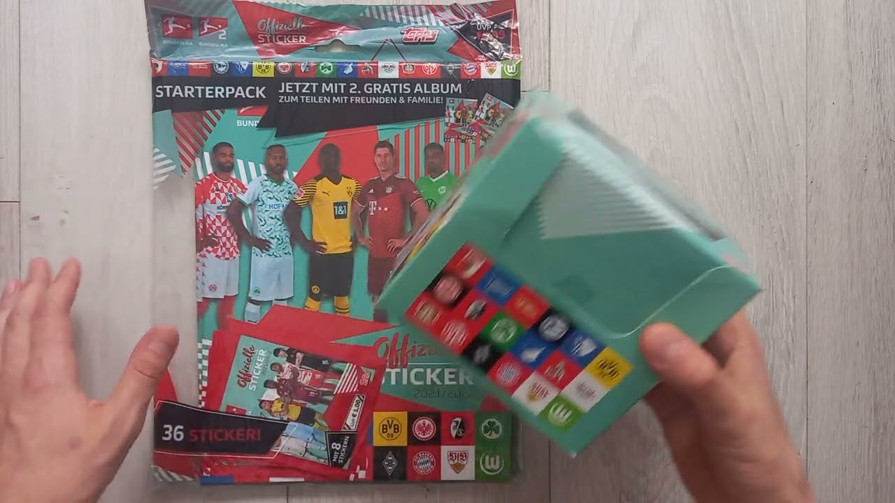 Otwieramy zestaw startowy Topps German Football Bundesliga 2021-2022 + 20 saszetek!