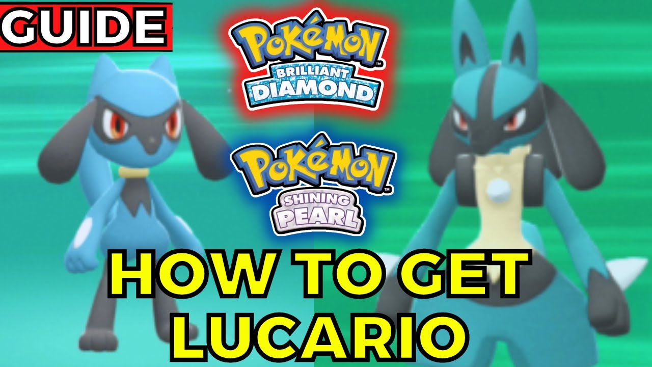 How to get LUCARIO and Riolu in Pokemon Brilliant Diamond and Shining Pearl Guide