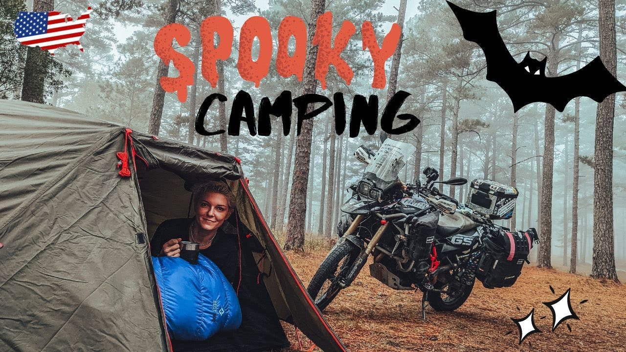 Spooky Motocamping in Georgia | Solo Woman Rider - EP. 200