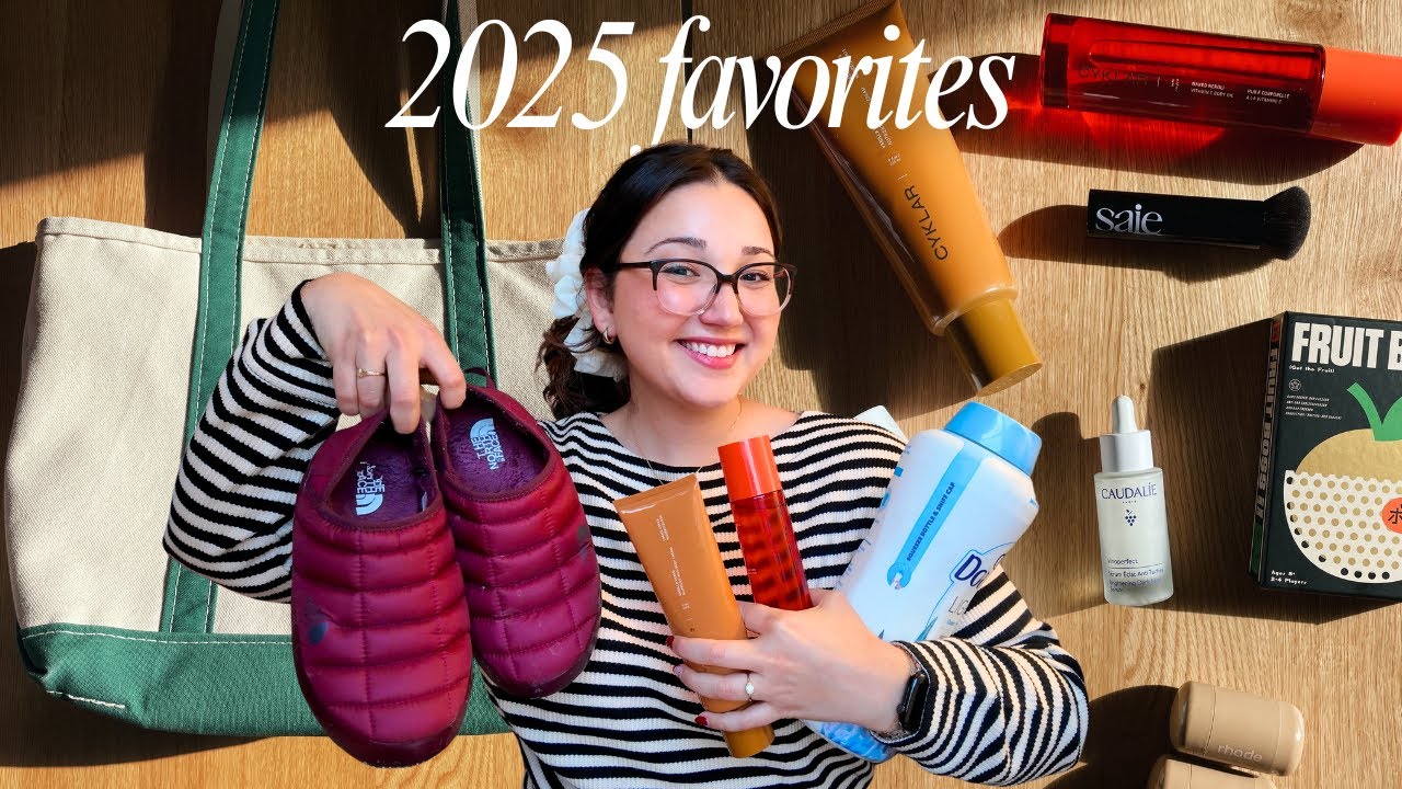 Любимые вещи 2025 года! Уход за кожей, хобби, общение на тему тревожности, рецепты, Дисней и мног...