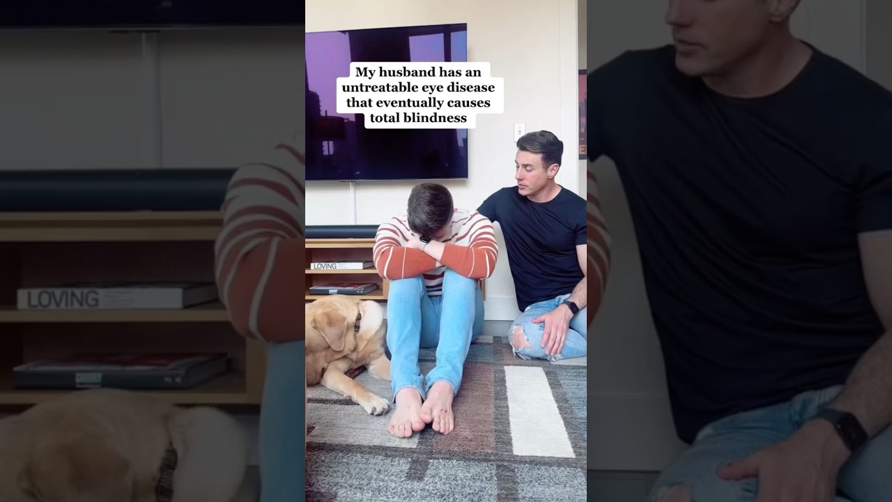 My blind husband is having a bad day (realities of going blind) #shorts