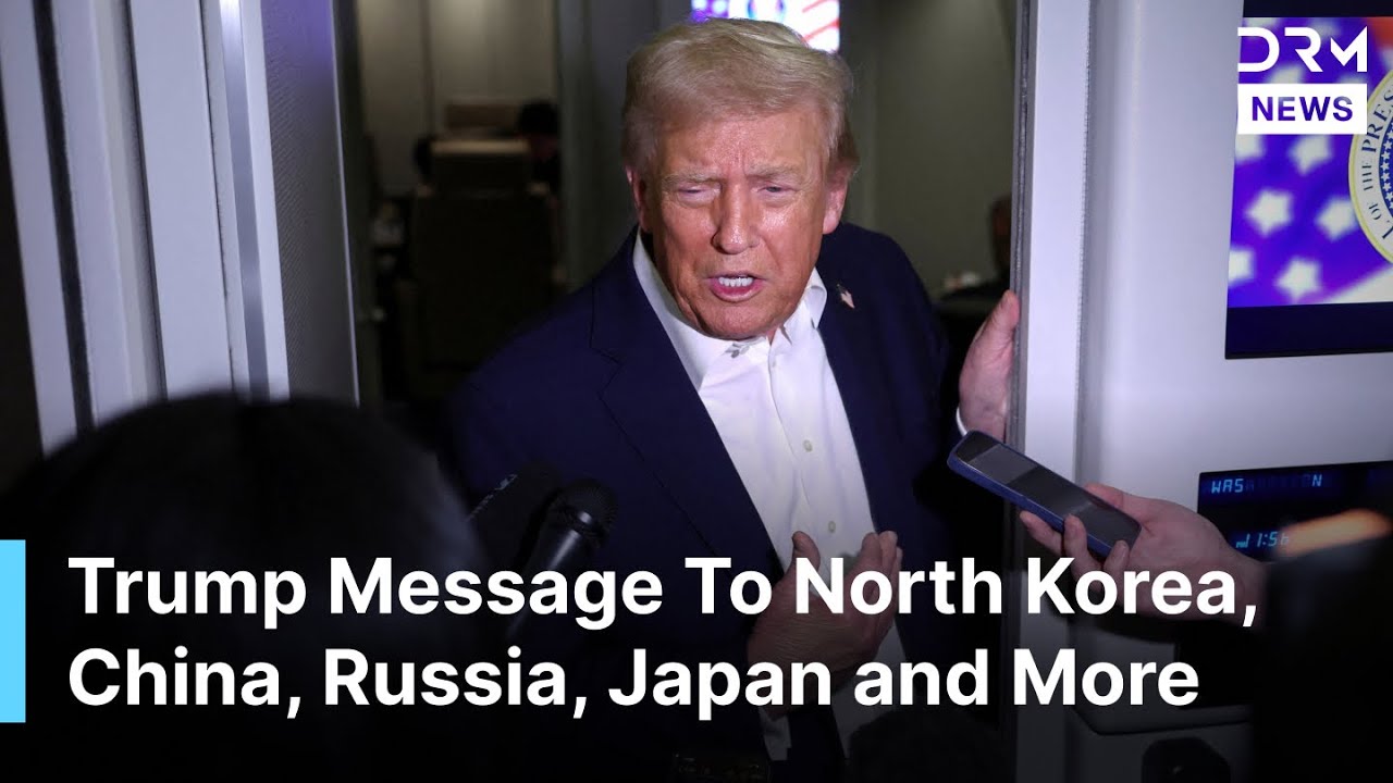 Trump En Route to Asia for Talks on China, Japan, and Korean Peninsula | DRM News | AC1F