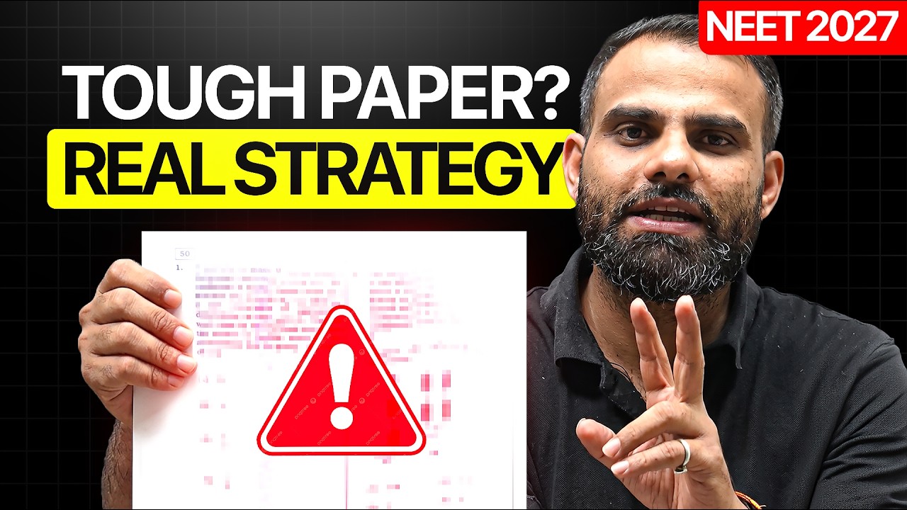 NEET Tough Paper Analysis & Top Rank Strategy 🔥 | NEET 2027