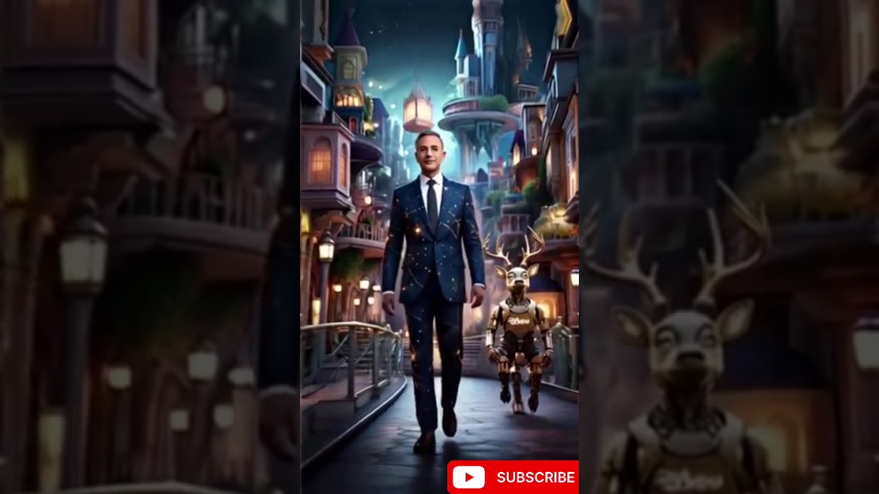 "Bob Iger in a Floating Disney Kingdom 👑🪄 | AI World 