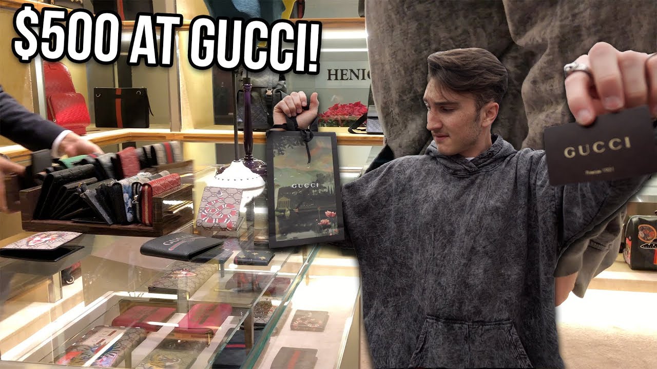 WHAT CAN $500 GET YOU AT THE GUCCI STORE?!