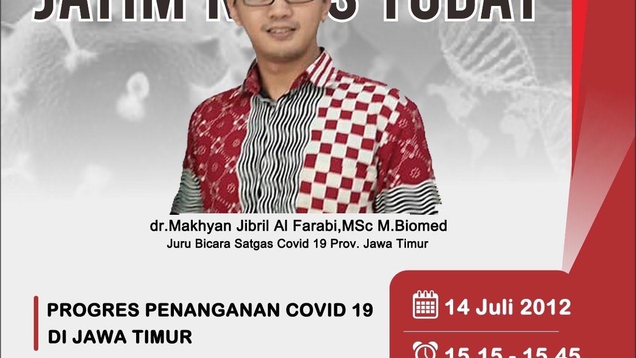 JATIM NEWS TODAY : PROGRES PENANGANAN COVID 19 DI JAWA TIMUR