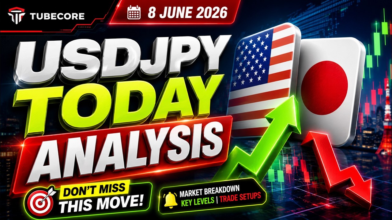 USDJPY TODAY ANALYSIS| Live Forex Trading| 8 June 2026