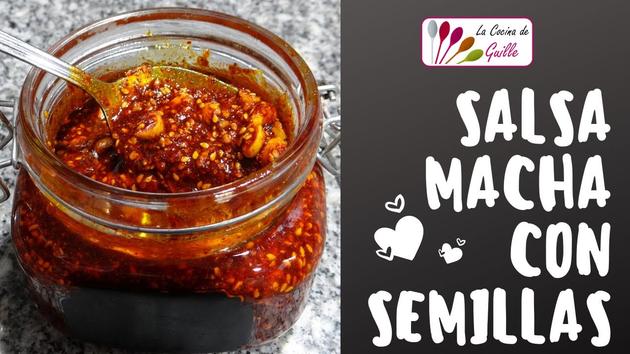 SALSA MACHA CON AJONJOLÍ, NUEZ Y CACAHUATE