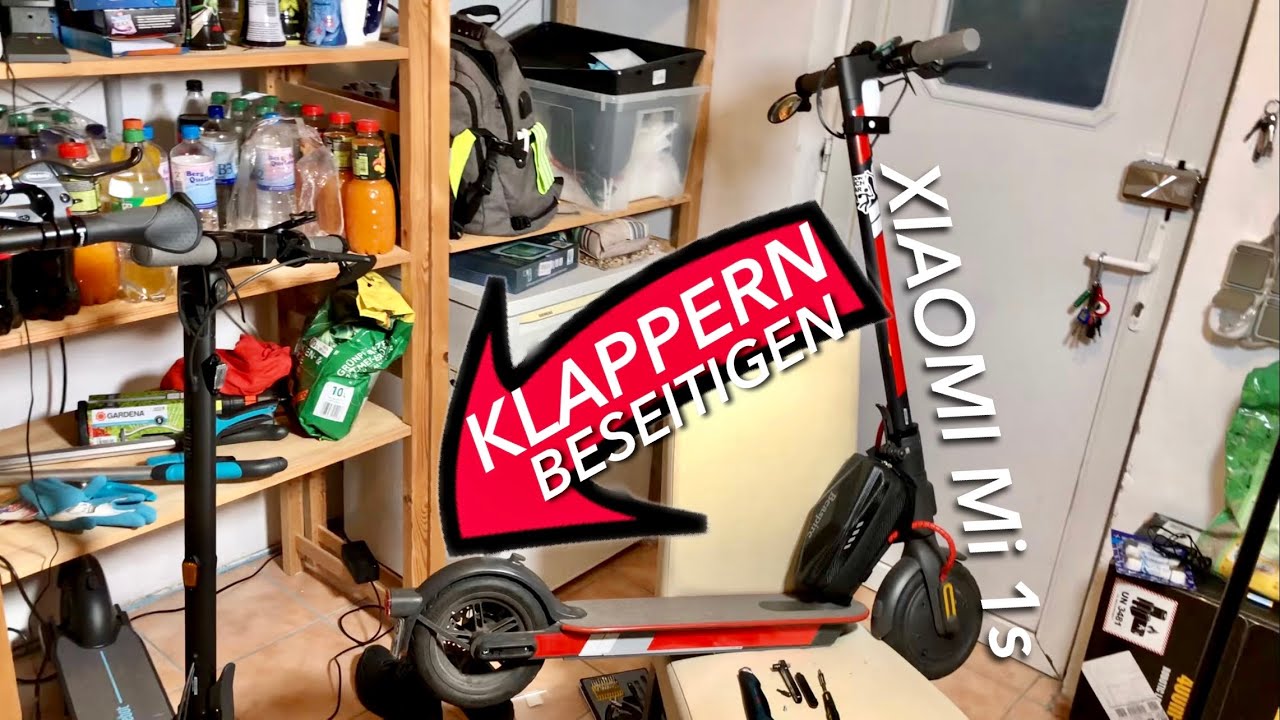 Klappern beim Xiaomi Mi 1s E-Scooter beheben - Fender, Kennzeichenhalter klappert - Easy Fix