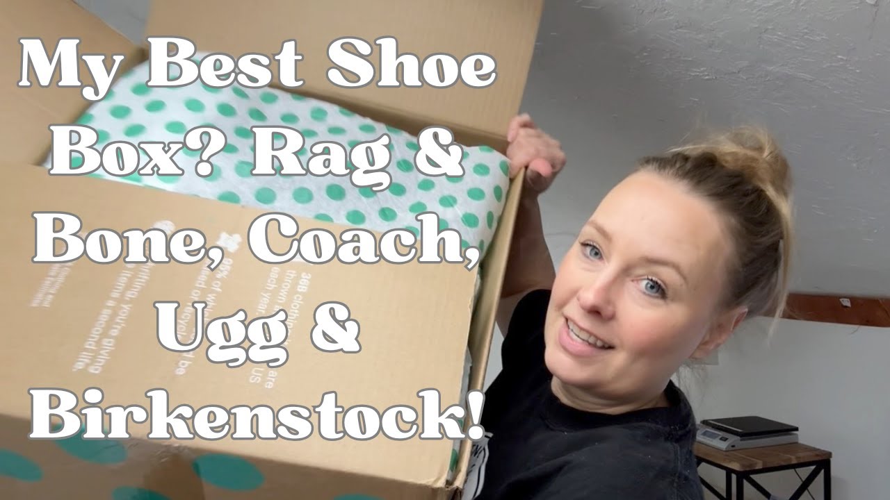 Thredup Shoe Rescue Box Unboxing 15 Pairs Mixed Sizes