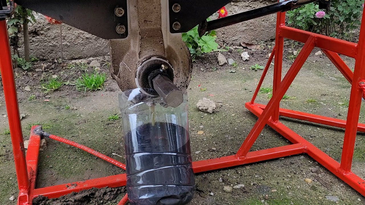 Primul schimb de ULEI dupa RODAJUL motocultorului / motosapei RURIS 751KS