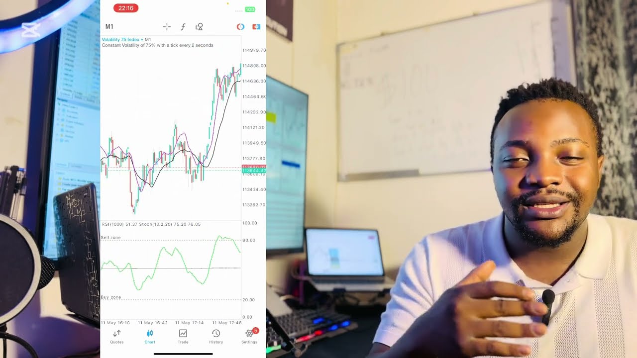 NEW V75 ONE MINUTE TRADING STRATEGY 2025(Sniper Entries‼️)