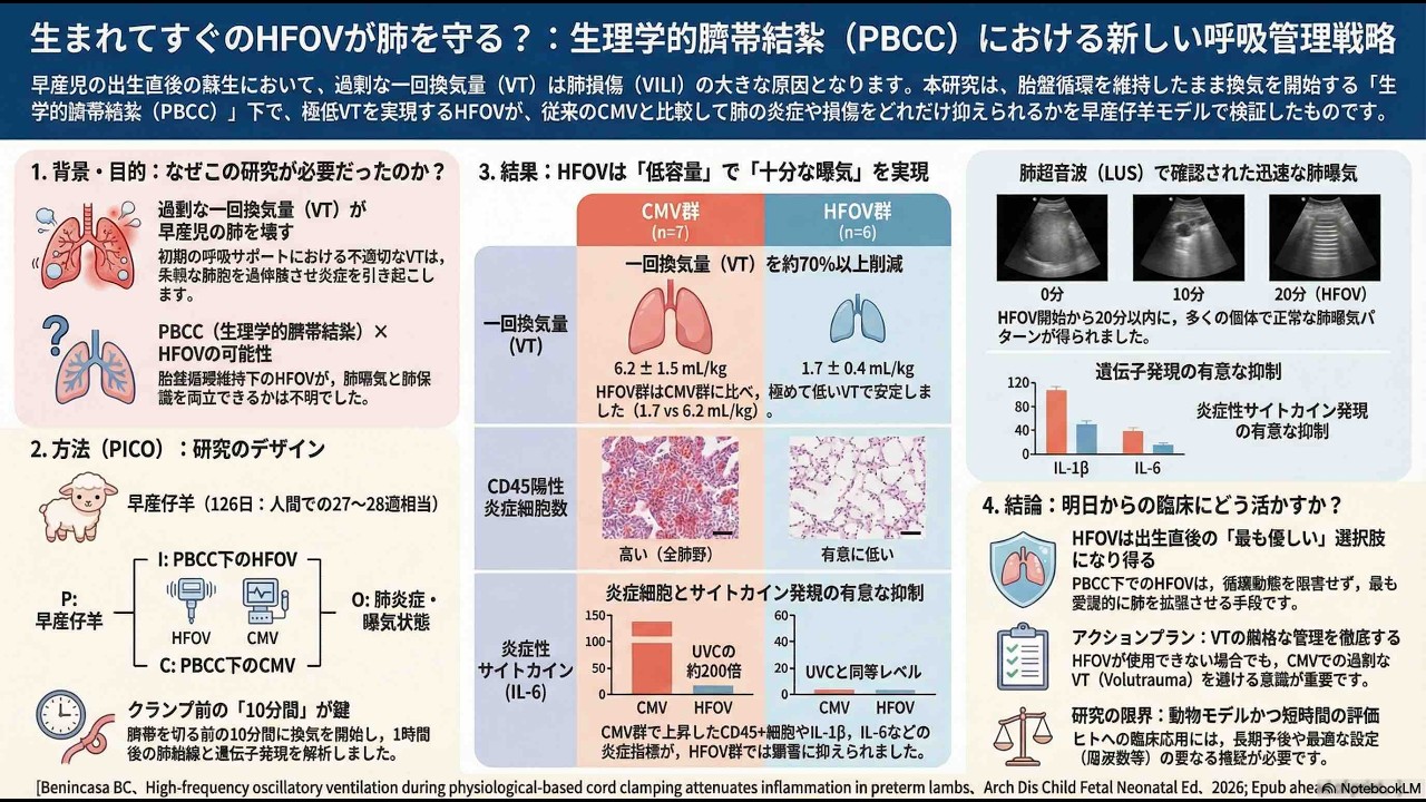 HFOVと早産児の肺