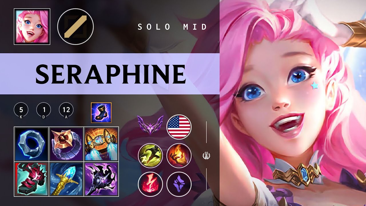 Seraphine Mid vs Quinn - NA Master Patch 26.03