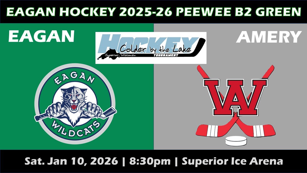 2026-01-10 Superior Tournament Eagan PWB2 Green vs. Amery