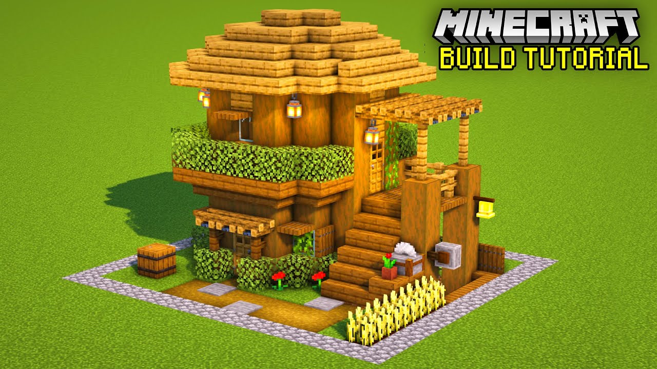 Minecraft: Как построить небольшой дом для выживания! (ЛЕГКИЙ РУКОВОДСТВО ПО ДОМУ)