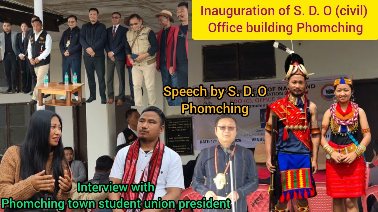 Inauguration day of S. D. O ( civil) phomching town@sheingamangnao2554 