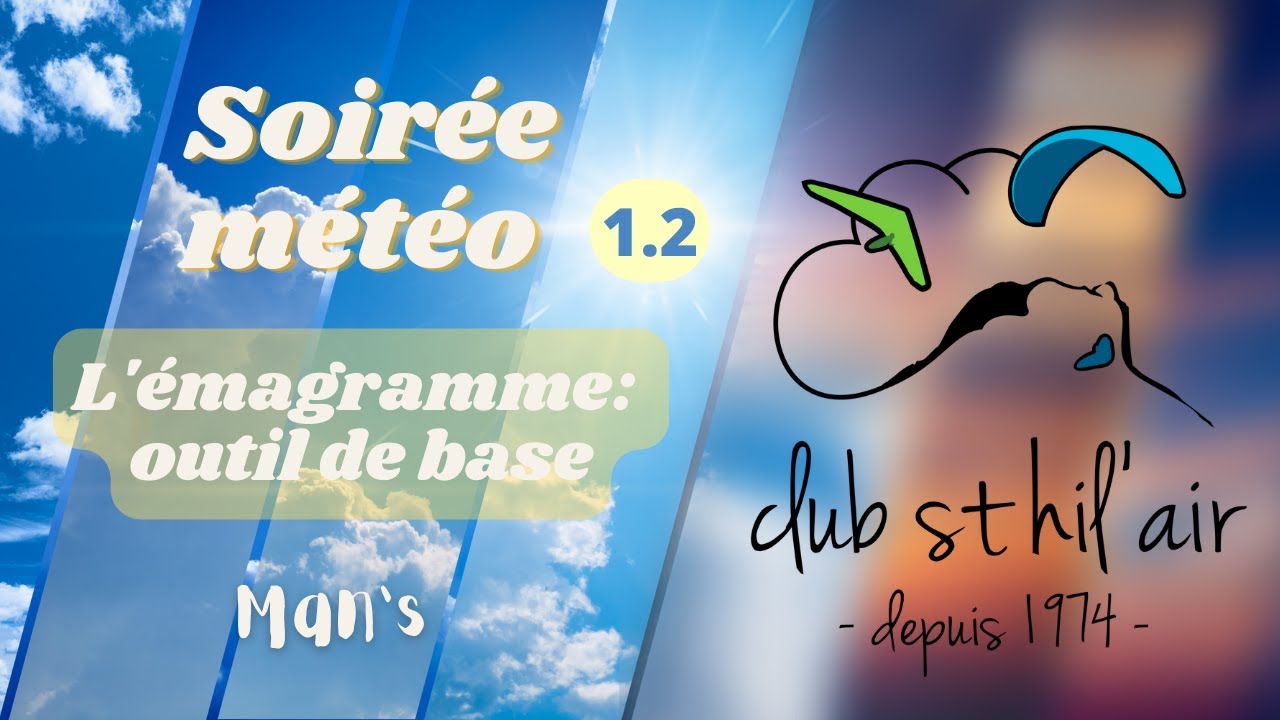 Club St Hil Parapente - Soirée météo 1.2 - déterminer les journées volables (inclus l'émagramme)