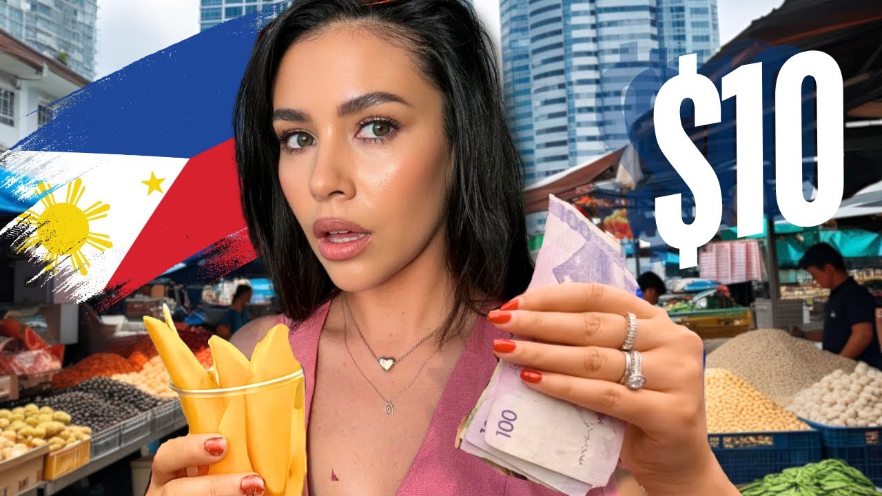 $10 Challenge in Philippines 🇵🇭 | Manila Street Food, Nightlife & More!