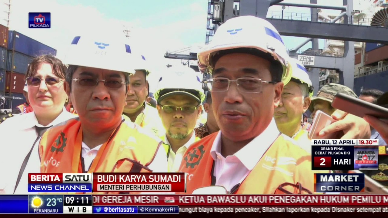 Kapal Prancis CMA-CGM Titus Bersandar di Pelabuhan Tanjung Priok
