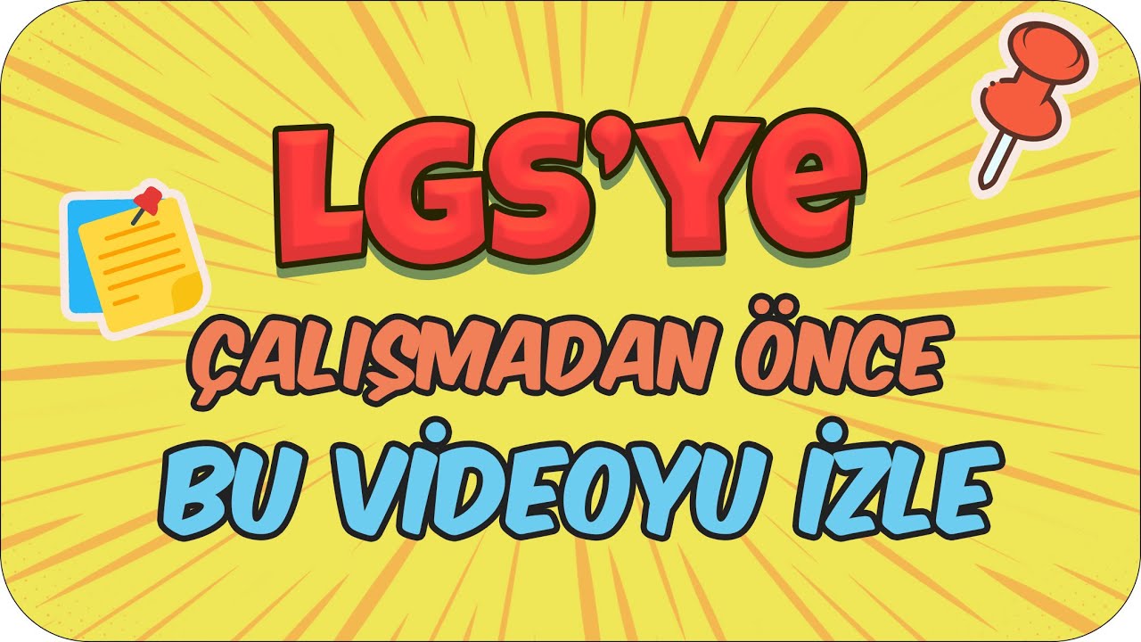 LGS'ye Çalışmaya Başlamadan Önce Bu Videoyu İzle❗👉🏻