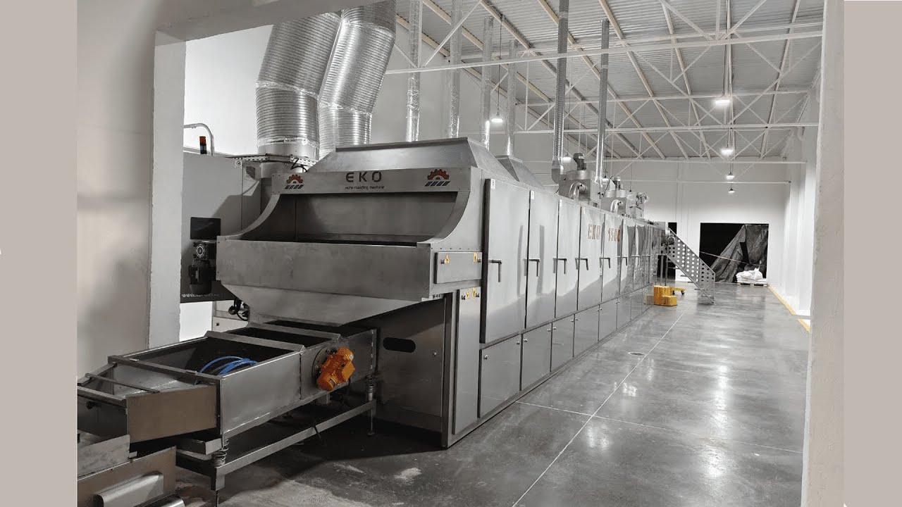 EKO 1500 NUTS ROASTING LINE - Nuts roasting machine line