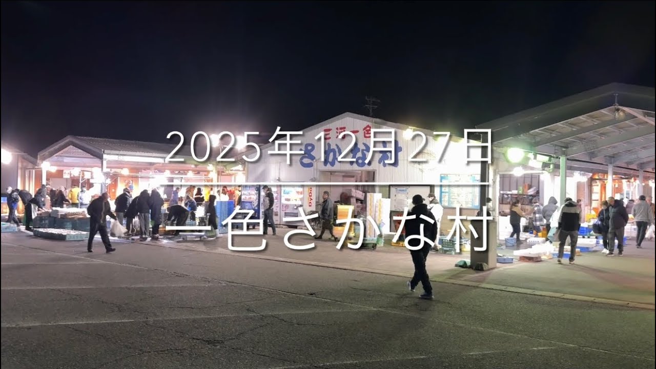 【厳しい現実】リアルを隠さず公開します【絶望的朝市】『一色さかな村』