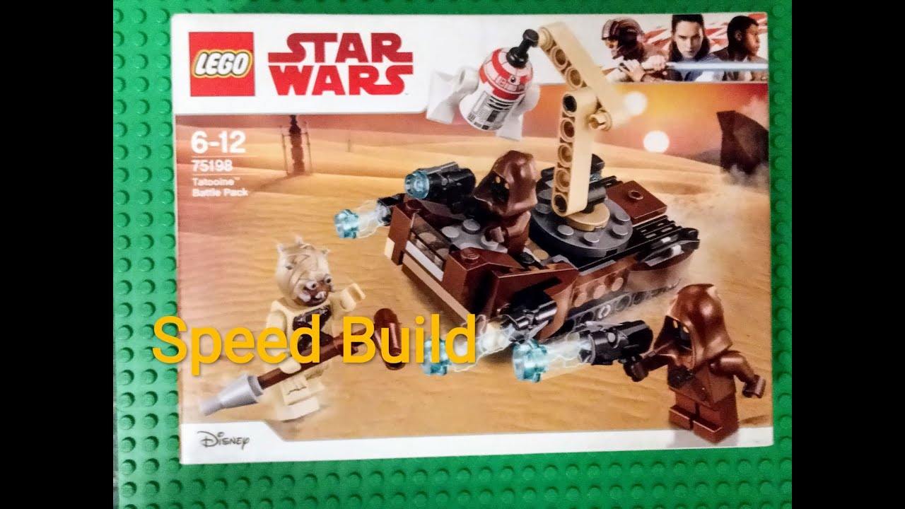 LEGO Star Wars 75198 Tatooine Battlepack speed build