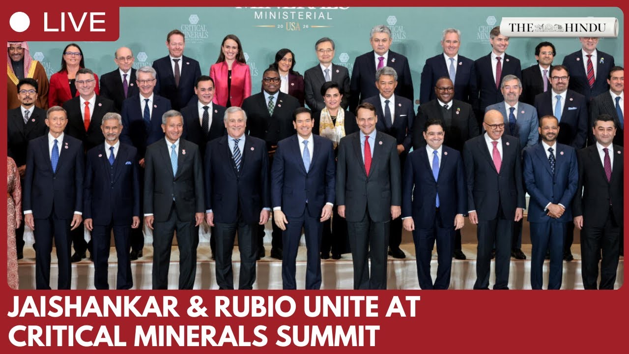 EAM Jaishankar and Rubio join leaders in Washington DC at critical minerals ministerial summit