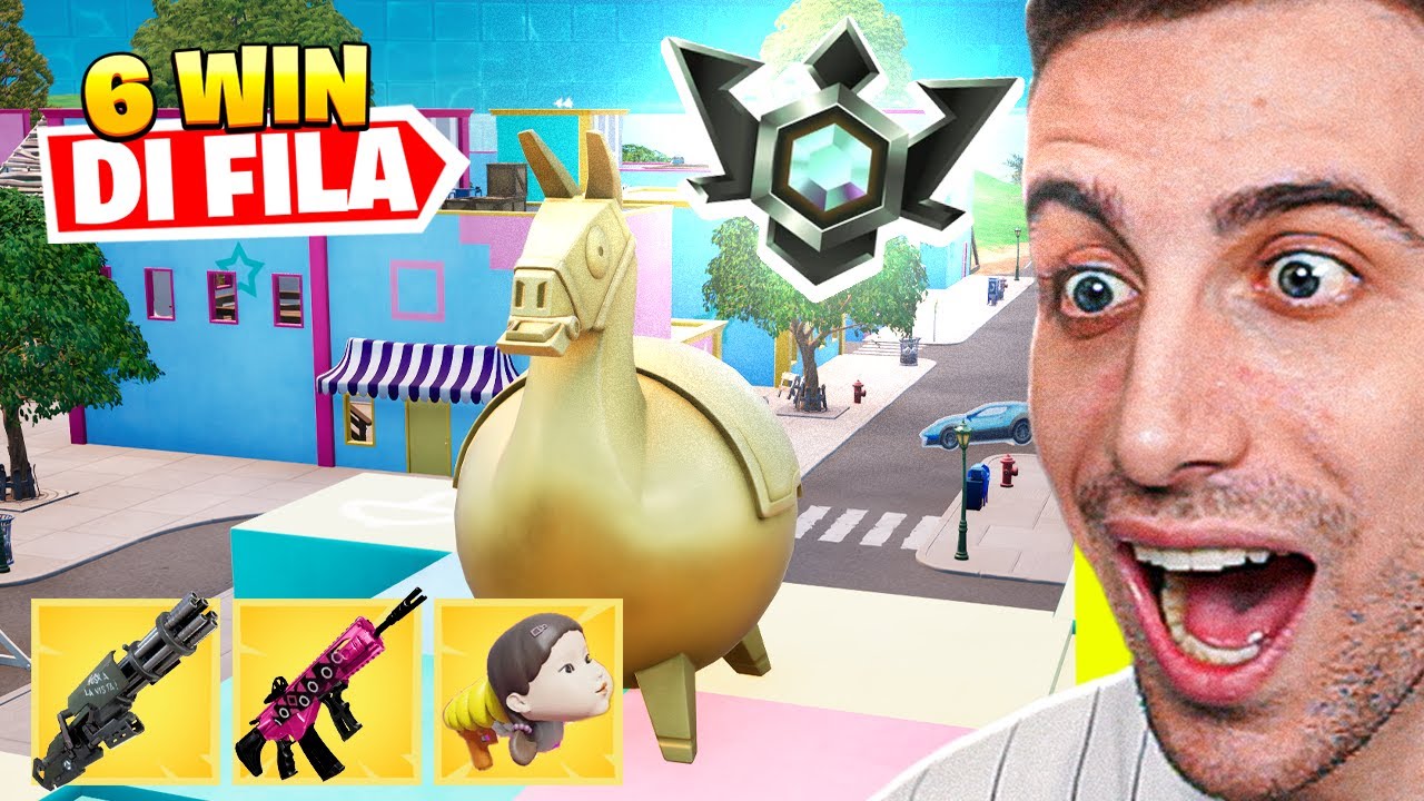 SOLO lo 0,8% dei Player c'è Riuscito! 6 WIN di Fila e Rank ELITE in Reload Squid Game Fortnite ITA