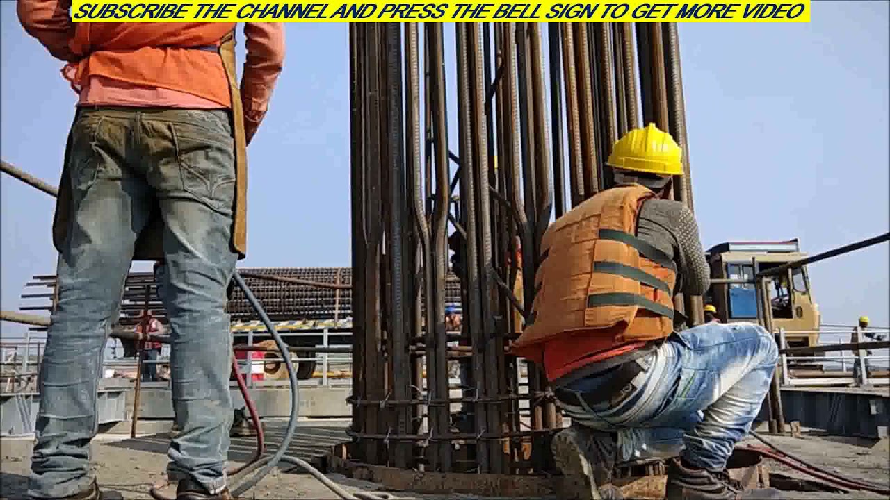 Bored Cast In Situ Piling work in marine mode