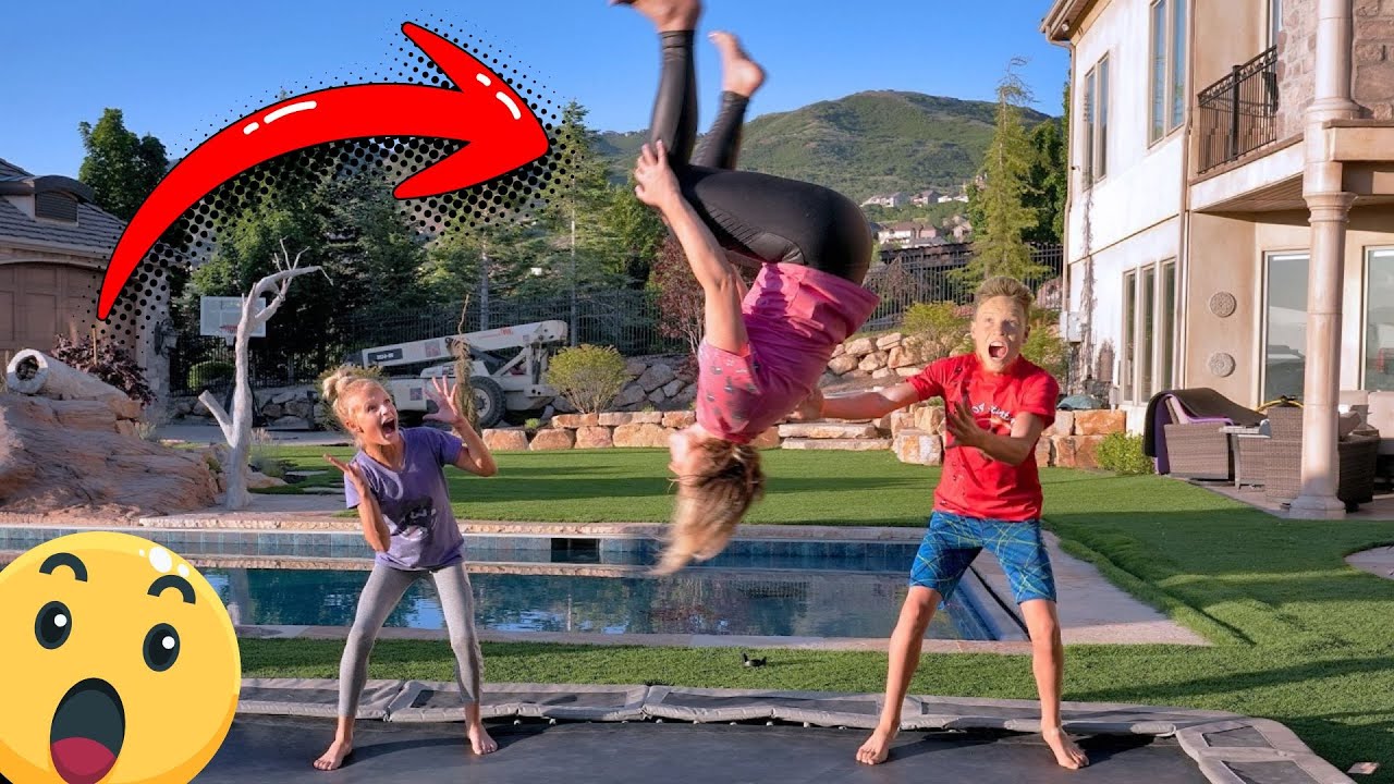 Os meus pais são LOUCOS! 😱 A mamã faz acrobacias ninja incríveis | Ninja Kidz TV Português