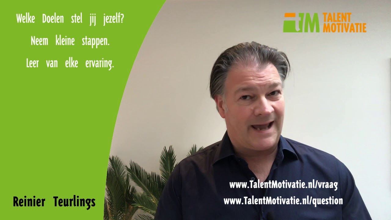 1min Plezier & Persoonlijke Effectiviteit (005) Doelen