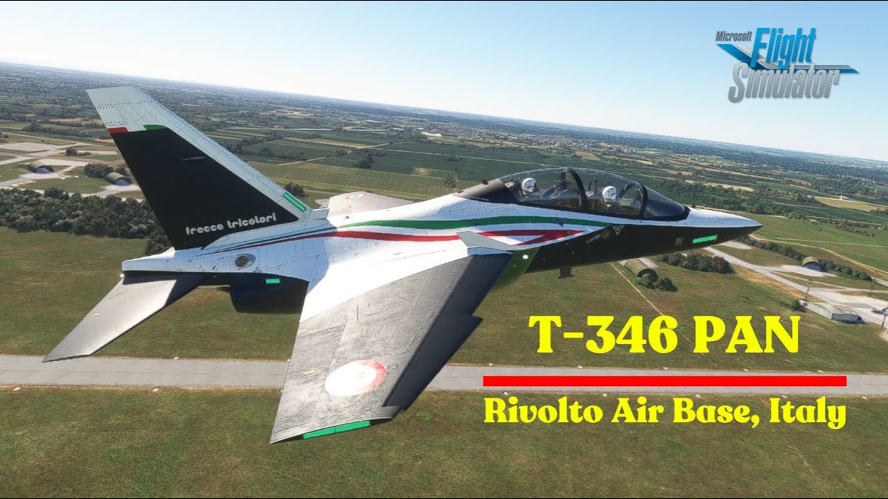 New Freccia Tricolore T-346 PAN - Short flight over Rivolto, Italy