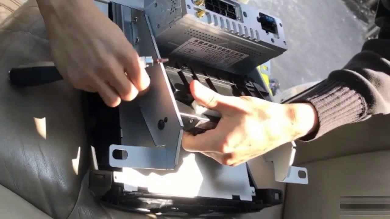 How to Install Tesla Android Car Stereo GPS Navigation Head Unit Land Cruiser 100 LC100 Lexus LX470