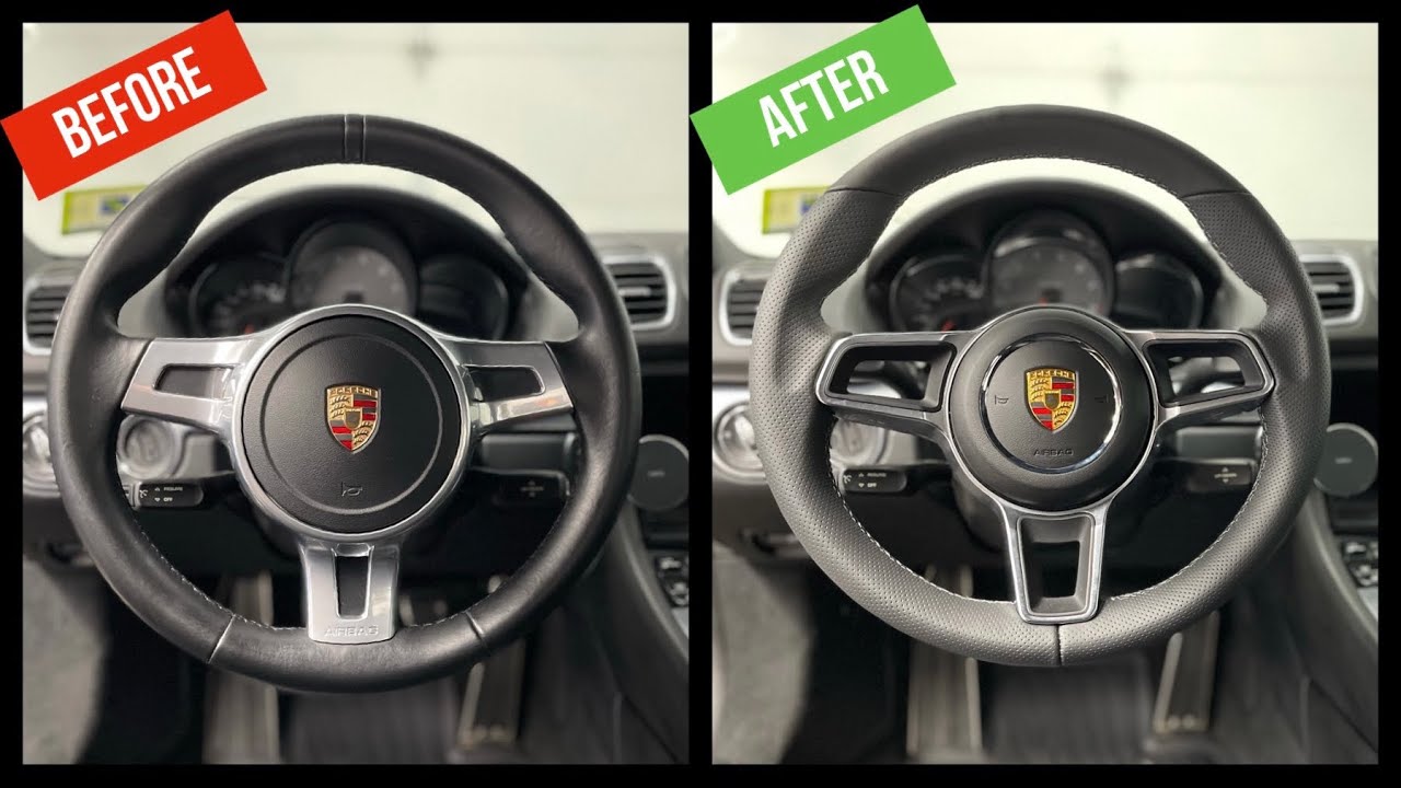 Porsche Steering Wheel Upgrade and Retrofit DIY
