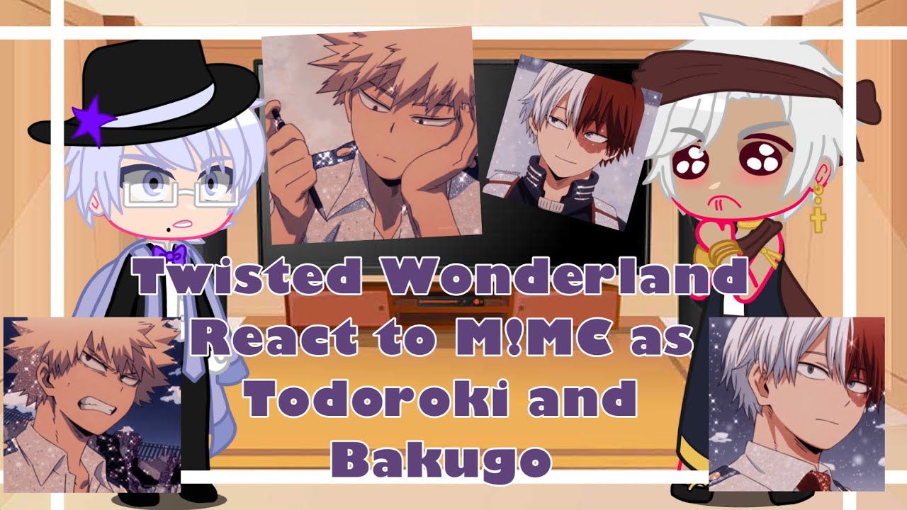 Twisted Wonderland React to M!MC as Todoroki and Bakugo || MHA || Disney || Part 2
