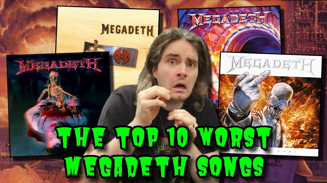 Топ-10 ХУДШИХ песен Megadeth!